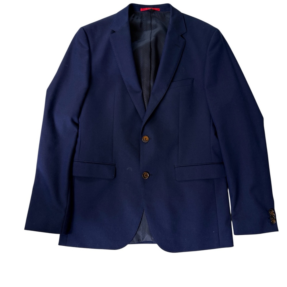 HUGO Hugo Boss Navy Blue 2-Button Blazer Sport Coat 40L